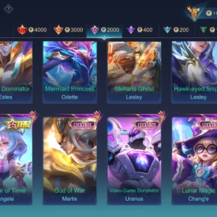GIRLY ACCOUNT WITH DAZZLING CRYSTAL LOADING EFFECT | 2 LEGEND | 13 GRAND || 16 EXQUISITE | 8 ZODIAC | 7 COLLECTOR MEGA-5 - Image 7