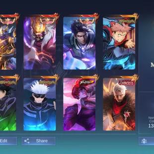 M351|LVL99|132HEROES|457SKIN|MEGACOLLECTORIII|3LEGEND|3JUJUTSUKAISEN|6KOF|2STARWARS|LANCELOTKINSHIN|3TRANSFORMERS|LEGEND - Image 8