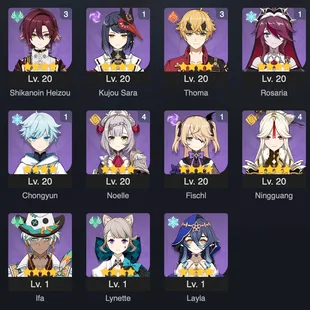GENSHIN IMPACT💎57 AR | 40 CHARACTERS | 10 LEGENDARY | 1 WEAPON | 3 CONSTELLATION | FULL ACCESS | 2 GIFTS 🎁 - Image 2