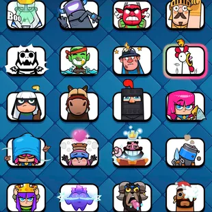 💫[ 45X CARDS MAX ] EVOLVED: 19💫LVL 16 : 3 || ELITE : 13 || LVL 14 : 29 || EMOTES: 123 || LVL: 62 || TROPHY: 10000 - Image 7
