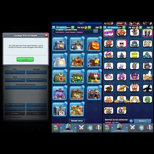 LVL-70!🔱KT-15!!🔥21x EVOS[ 3x HEROES]! 7x RARE EMOTES[ GOBLIN KISSING TROPHY]! 141x EMOTES! 108x CARDS LVL14!! NC FREE! - Image 3