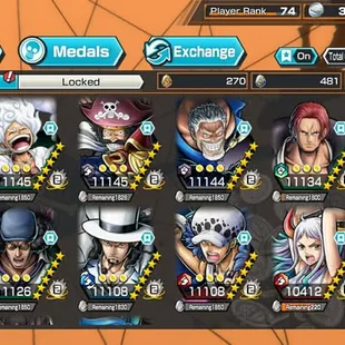[4275][IOS AND ANDROID] 12 EX META - Garp Dark - Law winner island - Kuzan - Lucci -Roger - Shanks - Akainu -Blackbeard  - Image 2