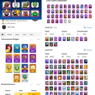 Usa Local🔥Global Rank 25🔥Gt Emote [] Level 78 [Evolved-37] Level 16 Card 13x [] Elite 113 [Gt 3x-Crl Badge] BEST-DEAL - Image 1