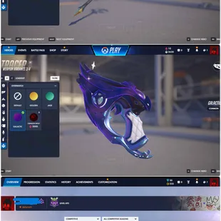 OLD OW2 LVL 695 | 103 LEG | 4 MYTHIC SKINS | HANZO ONRYO | JUNO HEART OF HOPE | TRACER ADVENTURER | ORISA GRAND BEAST - Image 1