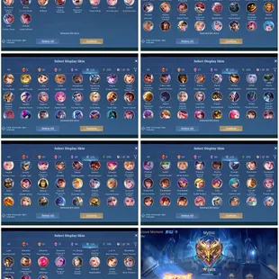 [IOS/ANDROID] CEL LVL 88 | 132 HEROES | 483 SKINS | MEGA 4 | OP SKINS | 5 LEGEND INC LESLEY GRANGER - 8 COLLECTOR LING - Image 5
