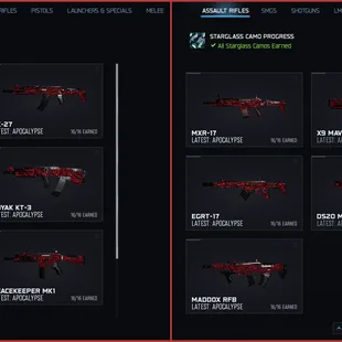 (COD)-(BO7) (HandMade) Apocalypse On All 30-33 Guns [Prestige Master Lvl 56] [Wz5 Rank Ready] [480 Camos - 20 Operators] - Image 1