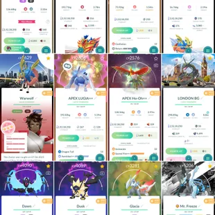 🔥APEX LUGIA APEX Ho-Oh💎 SHINY LONDON BG RAYQUAZA [] LEVEL 72 [] 805 SHINY [] 735 LEGENDARY [] SHUNDO CROWNED ZACIAN BG - Image 1