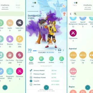 OKINAWA | SAGA | FUKUOKA PIKACHU BG 💎 206 SHINY 💎 107 LEGENDARY [] 5 SHINY LEG [] 12 LBG [] 7M DUST [] AVAILABLE - Image 2