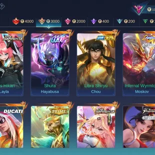 HYPER BASED PREMIUM ACCOUNT || EXALTED 2 || LEGEND 1 || EXQUISITE 11|| GRAND 11 ||HEROS 131 |SKIN-315 ||  - Image 3