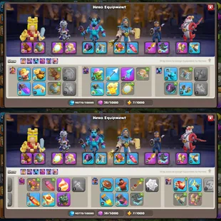 Th18 Almost Max🔥Hero-100-105-80-53🔥Equipmets-7x-Epic Max [5 Lvl Left] [] XP-225 [] Strong Base [] NC-Yes [] BEST-DEAL - Image 3