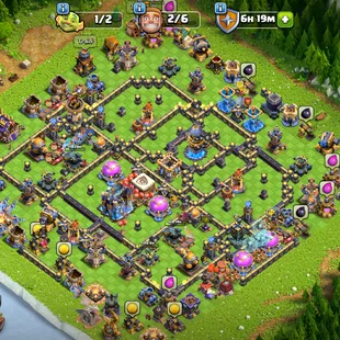 💫[ TH-18 NEAR MAX - 4 EPIC MAX ]💫 SB-MM-AF-EB [MAX] | SN [26] - HT [23] | MOSTLY WALLS MAX || HEROS: 105-105-42-80-55  - Image 1