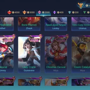 M361|LVL200|132HEROES|668SKIN|MEGACOLLECTORII|3LEGEND|6KOF|3PRIME|2COLLECTOR|ALDOUSM1|14LUCKYBOX|MYTHICS40 - Image 15