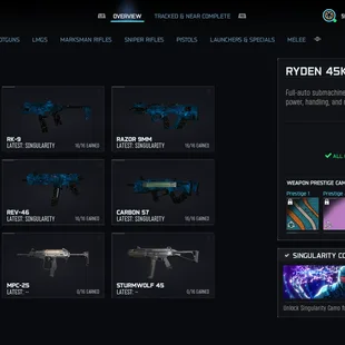 (COD)-(BO7) (HandMade) Singularity On All 30-33 Guns [Lvl 55 - 50 Wins] [480 Camos - 20 Operators] [PSN BNET STEAM Xbox] - Image 8