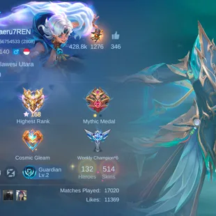 PURE ASSASSIN BASED || 3 LEG 13 GRAND 15 EXQUISITE || MEGA COLLECTOR4 || HIGH 168 STAR || HIGH WINRATE || GOOD EMOTE - Image 6