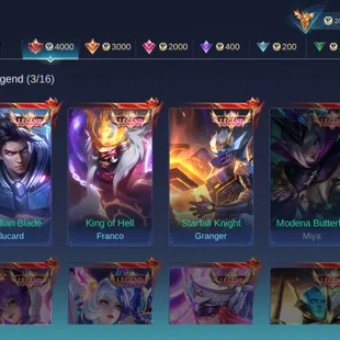 M351|LVL99|132HEROES|457SKIN|MEGACOLLECTORIII|3LEGEND|3JUJUTSUKAISEN|6KOF|2STARWARS|LANCELOTKINSHIN|3TRANSFORMERS|LEGEND - Image 7