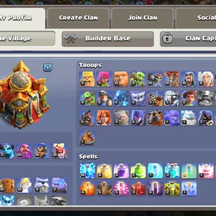 TH 16 ALMOST MAX-XP 174-[ 1966 MEDALS- 6 EPIC EQUIPMENT ALMOST MAX-HERO 90-84-71-65-36-NC FREE-HIGH WALLS DEFENSE-BEST - Image 2