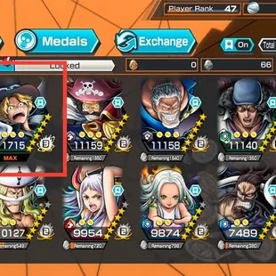 [4259][IOS+ANDROID] 11 EX - 73 HB - 2 EX FULL B52/52 (Shanks Light + Sabo) + Ex Garp + Roger + Lucci + Whitebeard +Kuzan - Image 2