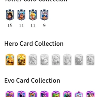 🌟 GT 100 & 2x CRL 20 WIN EMOTES 💎 GLOBAL TOURNAMENT RANKS 24 117 153 357 KT 15 2 HEROES & 8 EVOLUTIONS 10000 TROPHIES  - Image 4
