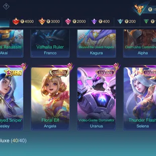 🔥ANIME ACCOUNT WITH SASUKE LOADING EFFECT 🔥|| LEGEND-2 || GRAND - 22 || SKIN -367 || MEGA -5 || ALL HEROS UNLOCK ||  - Image 9