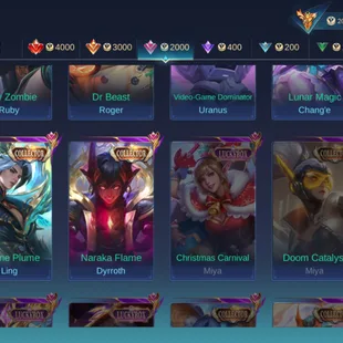 M351|LVL99|132HEROES|457SKIN|MEGACOLLECTORIII|3LEGEND|3JUJUTSUKAISEN|6KOF|2STARWARS|LANCELOTKINSHIN|3TRANSFORMERS|LEGEND - Image 1