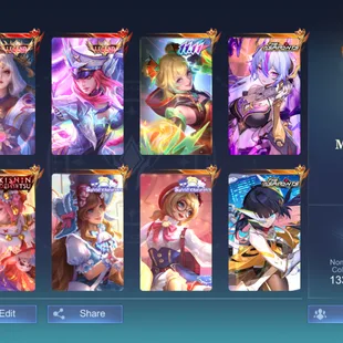 GIRLY ACCOUNT WITH DAZZLING CRYSTAL LOADING EFFECT | 2 LEGEND | 13 GRAND || 16 EXQUISITE | 8 ZODIAC | 7 COLLECTOR MEGA-5 - Image 1