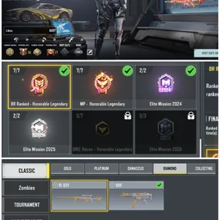 Super OP Stats - 3 Mythic 🔴 Elite Mission - 2024-25 💫 2/2 Event Badge - 17x MP Legend - 16x BR Legend - 12 Legend - Image 5