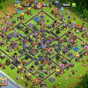 🔥 [ TH-18 NEAR MAX - 11'500 GEMS ]🔥SB-GG-EB [MAX] | RS [26] | FB [20] | MANY WALLS - PETS - HEROS MAX || 500 MEDALS | - Image 1