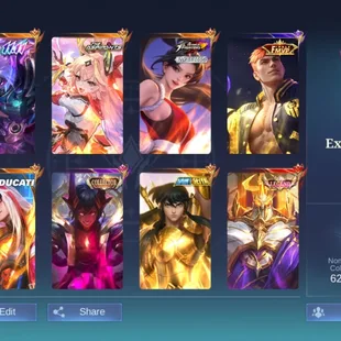 HYPER BASED PREMIUM ACCOUNT || EXALTED 2 || LEGEND 1 || EXQUISITE 11|| GRAND 11 ||HEROS 131 |SKIN-315 ||  - Image 1
