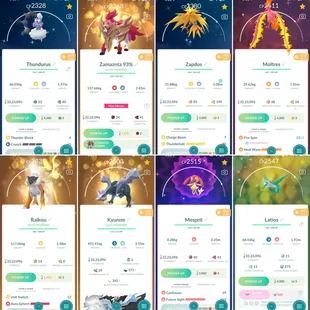 HIGHLY STACKED🔥1515 SHINY💎 175x SHINY LEGENDARY || PvP ML mons [] CROWNED ZACIAN [] SHINY COSTUME [] Shiny BG Kyurem - Image 1