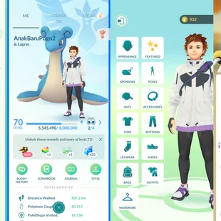 Super Cheap ! Team Blue ! Lvl 70 ! 309 Legendary ! 132 Shiny ! 46 Shadow ! 4 Mythic ! 11M Stardust ! Instant Delivery  - Image 1
