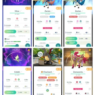PVP ML 💎 SHINY LBG CHARIZARD 💎 CROWN SWORD ZACIAN bg n ZAMZENTA [] 587 SHINY [] 366 LEGENDARY [] 20 SL [] LVL 66  - Image 5