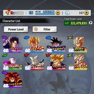D788-IOS+Android-Vip Meta Account-9 UL(SS Goku+Frieza+SS4 Gogeta+Majin+Turles+Super Vegeta)+62 Legends+Vip Equipment - Image 2